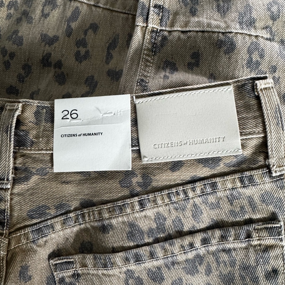 NWT Citizens of Humanity Miro Jeans Natural Cheetah 26 $298.00 - Picture 9 of 9